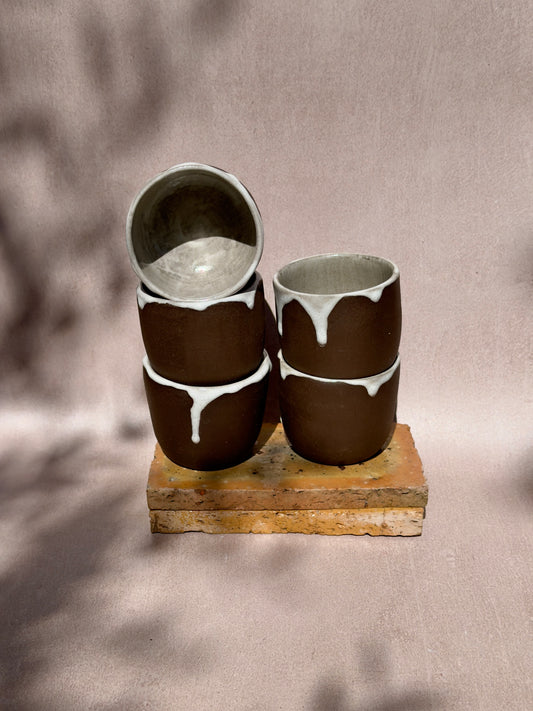 Tasse a café milky grés noir